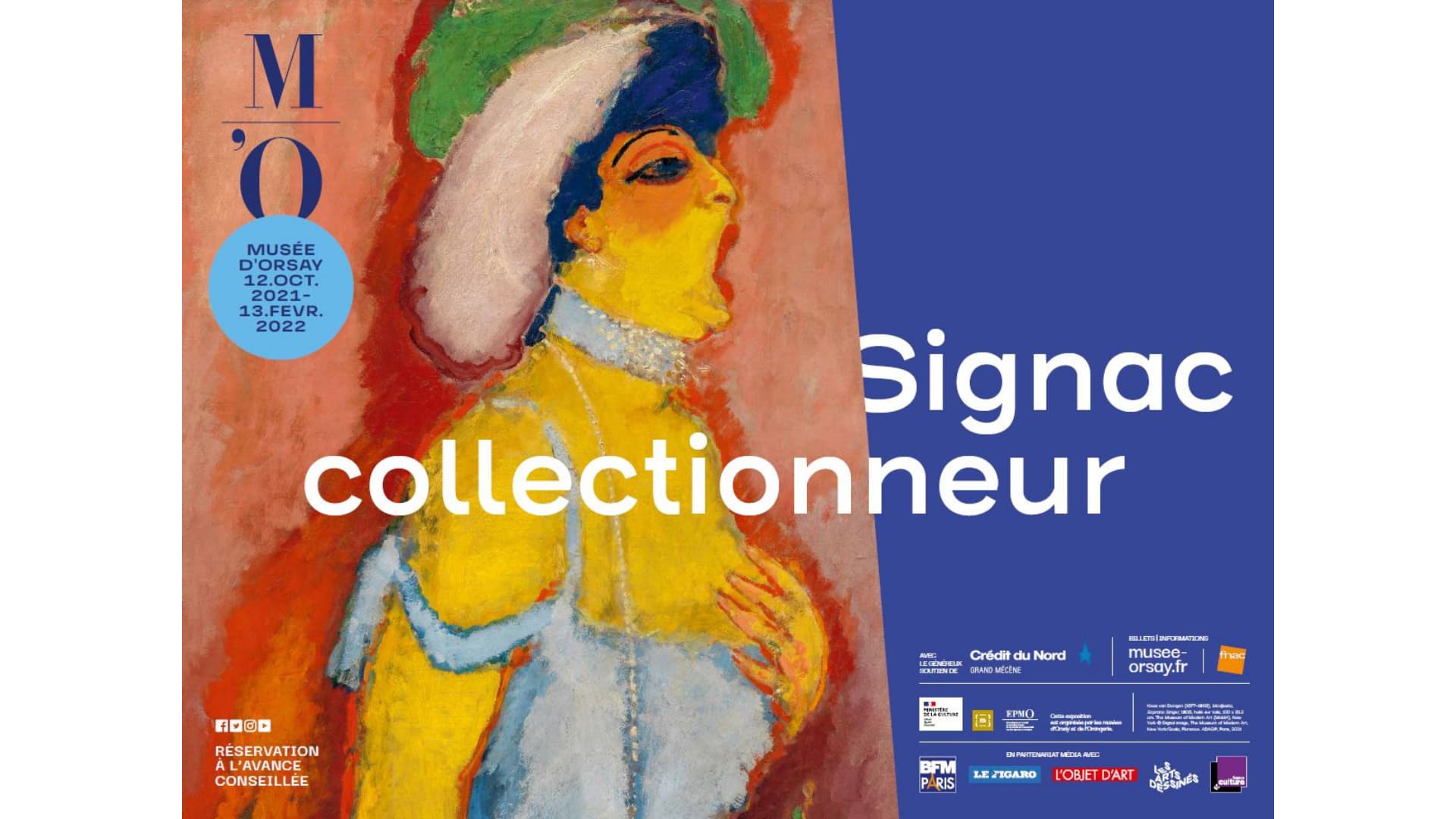 affiche expo Signac collectionneur