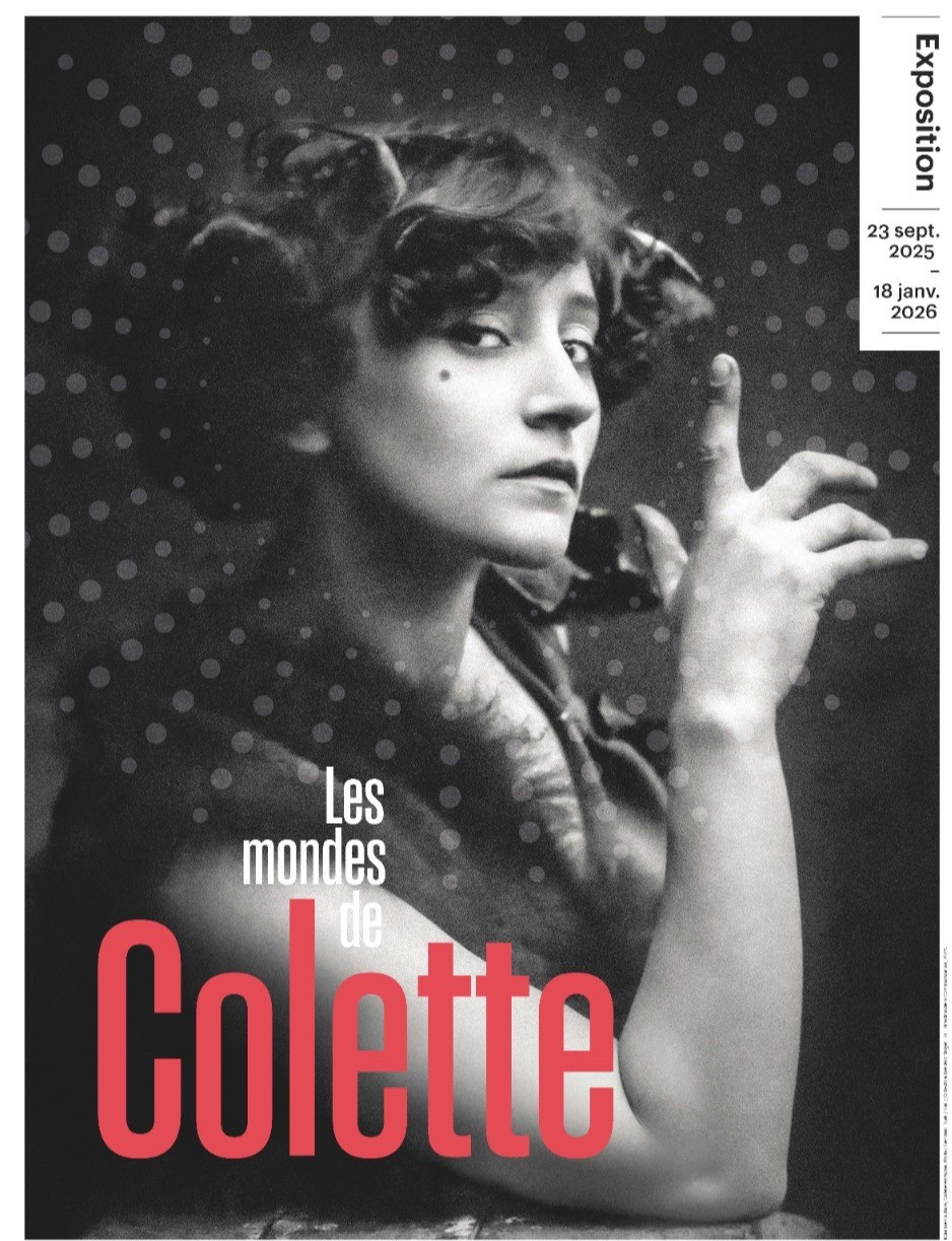 Exposition Collections privées affiche expo les mondes de Colette