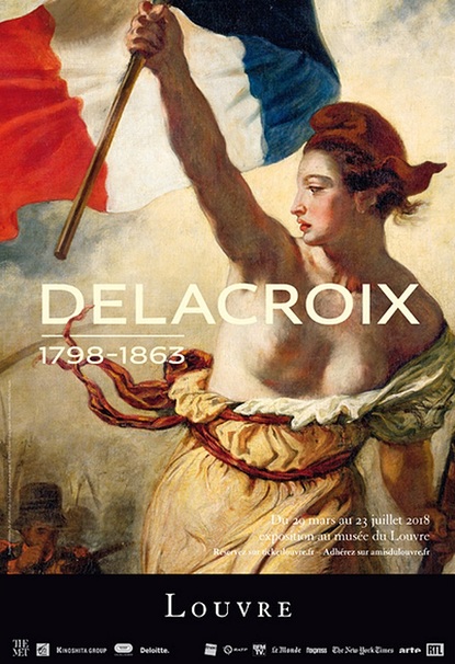 affiche expo Delacroix