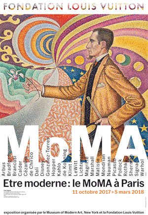 affiche expo Le Moma à Paris