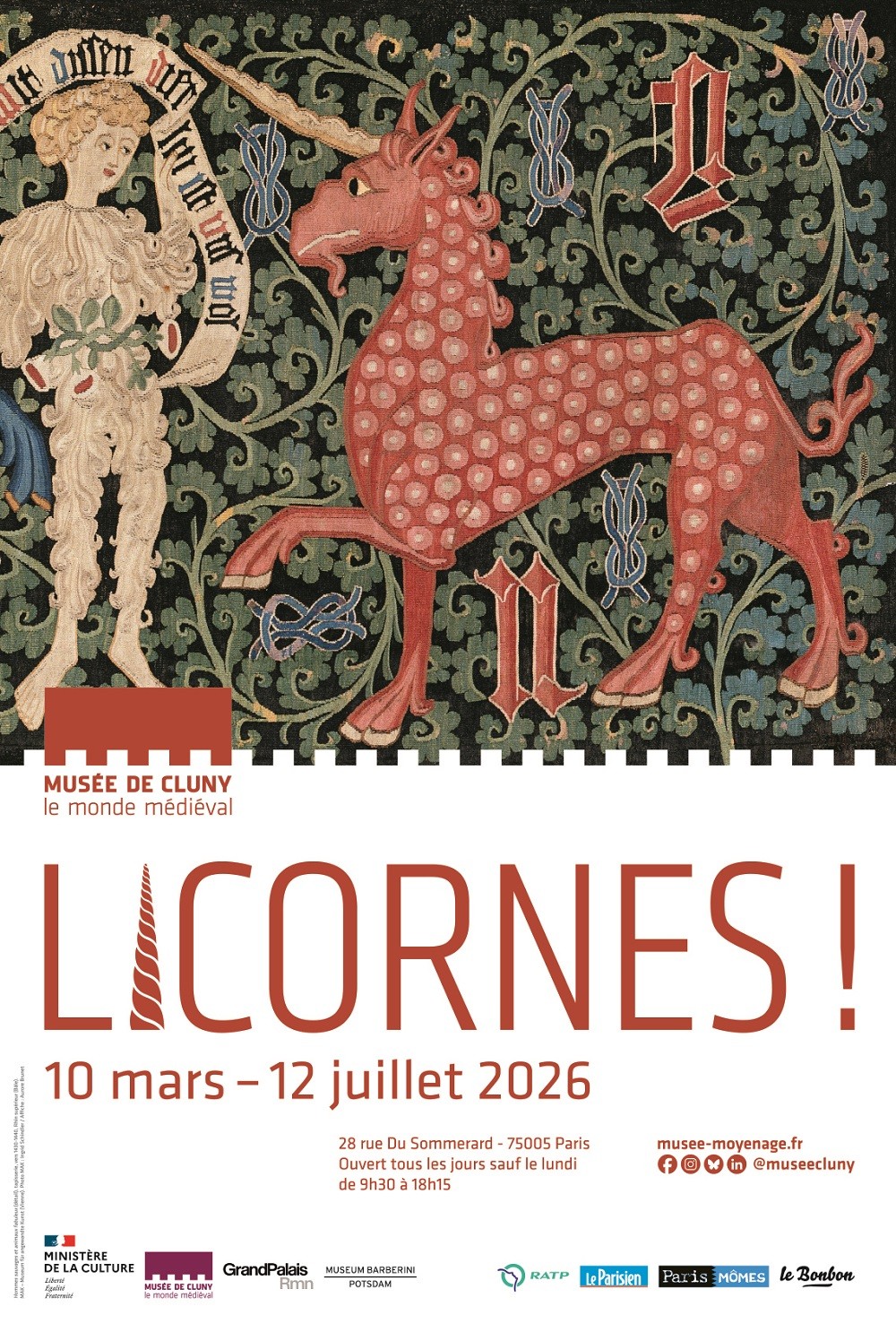 Exposition Collections privées affiche expoLICORNES