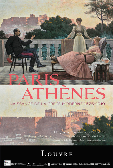 affiche expo Paris Athènes