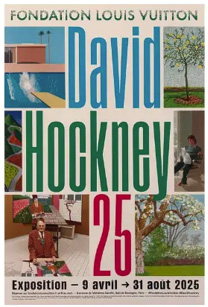 Exposition Collections privées affiche expo david Hockney 25