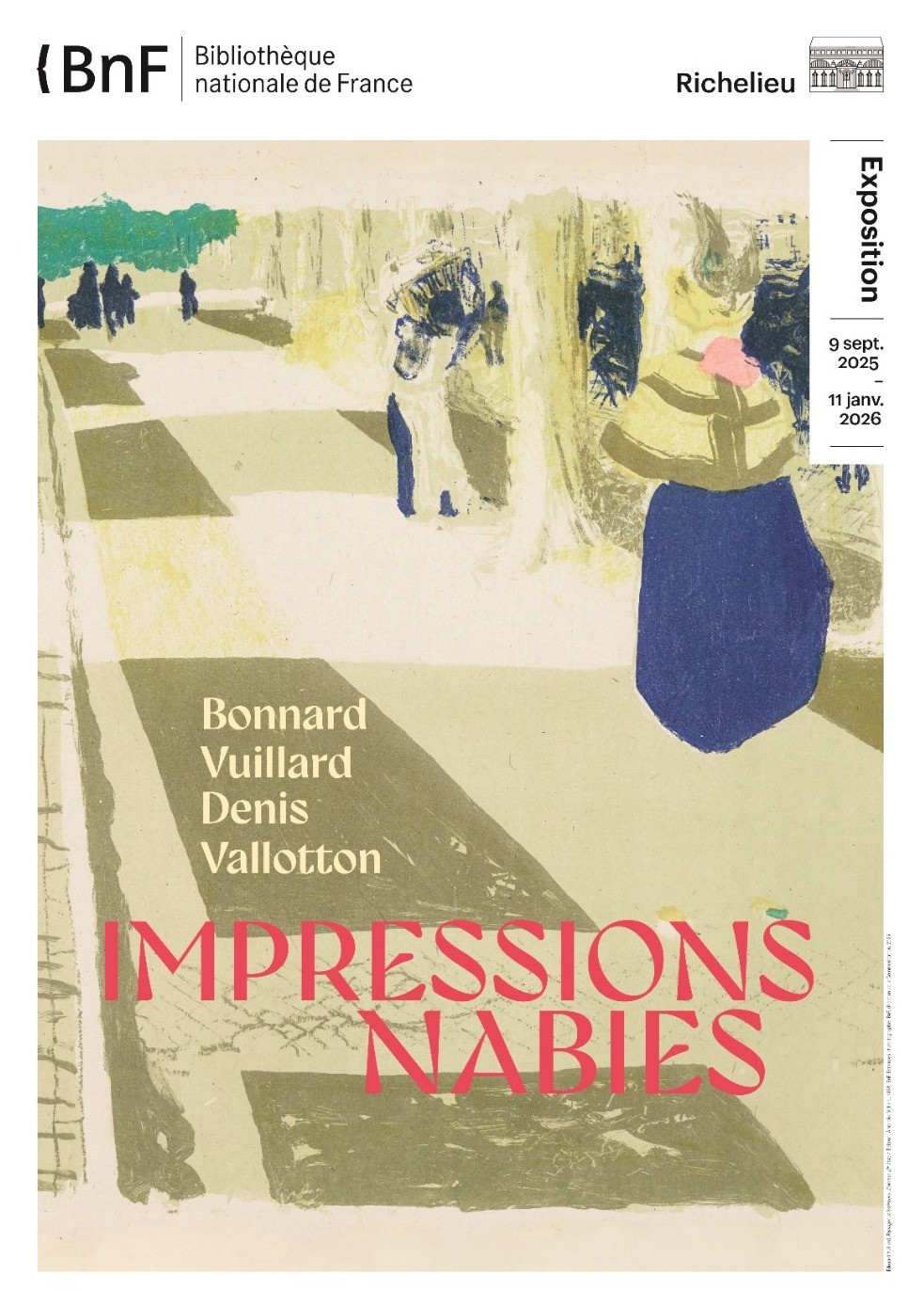 Exposition Collections privées affiche expo impressions Nabis