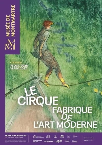 affiche expo  le cirque musee-de-montmartre
