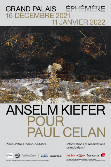 affiche expo Anselm KIEFER pour Paul Ceylan